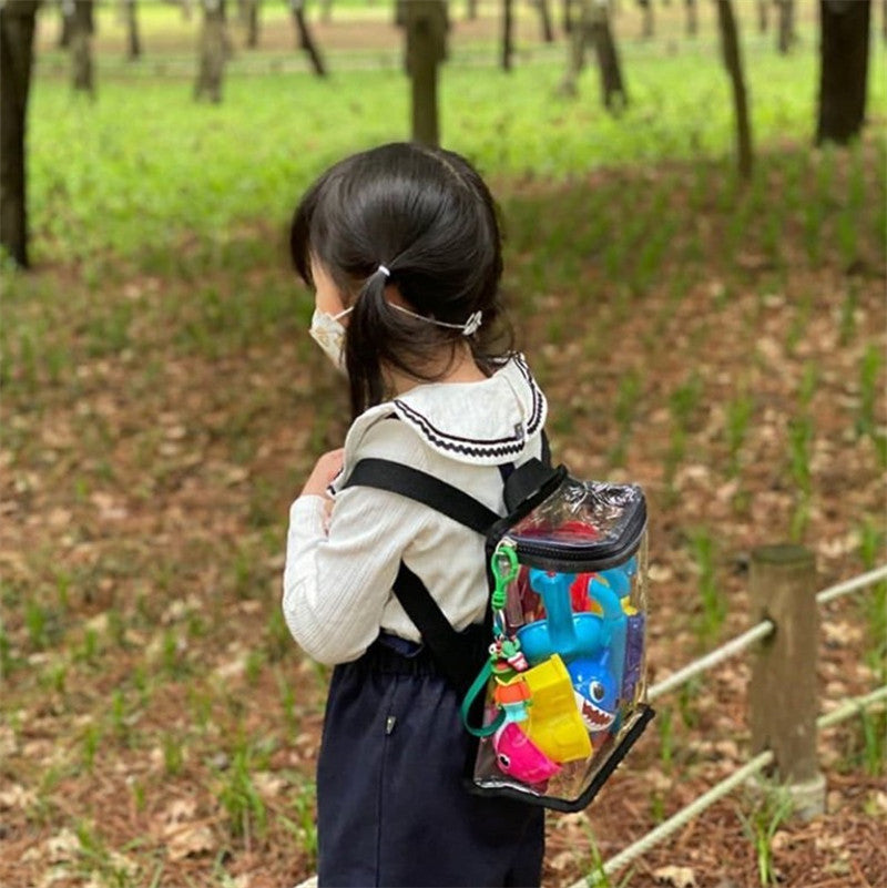 Children's Street Shooting Outdoor Snack Toy Transparent Bag