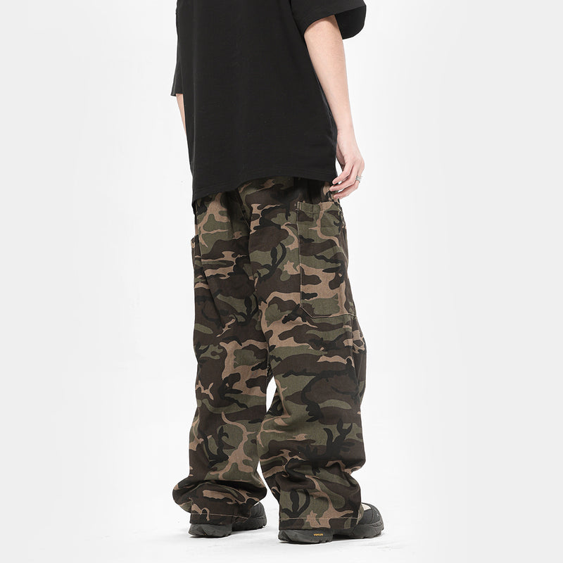 Camouflage Cargo Pants Adjustable Leg Shaping Outdoor