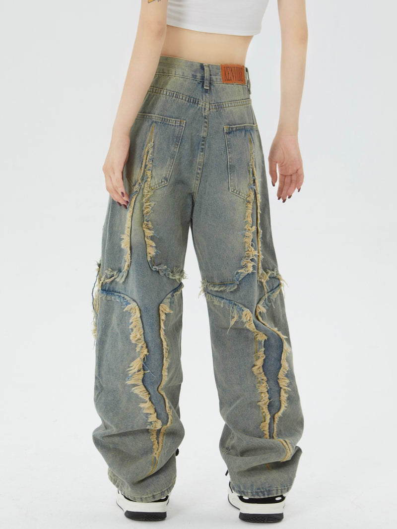 American Retro Original Niche Loose Jeans