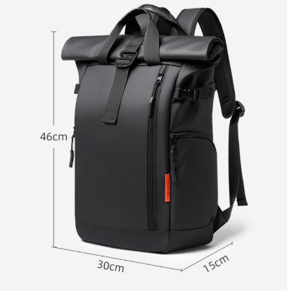 Men's Large Capacity Waterproof Oxford Cloth Backpack For Travel