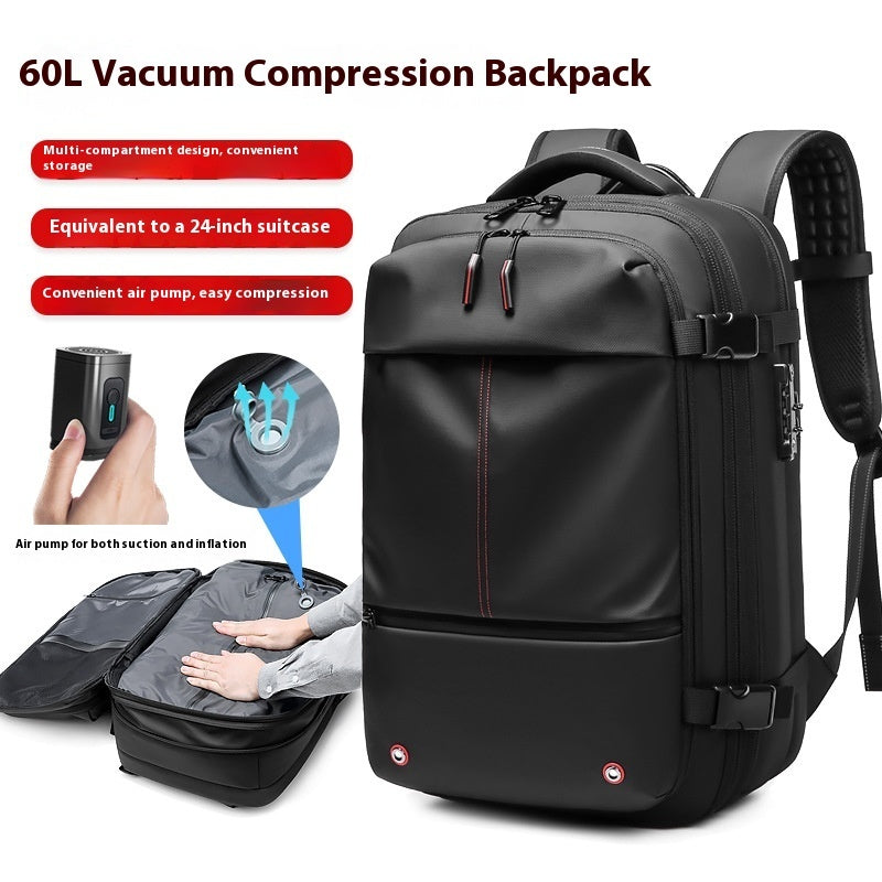 Men's Large-capacity Backpack Dry Wet Separation Anti-theft Package Business Leisure Unisex Backpack