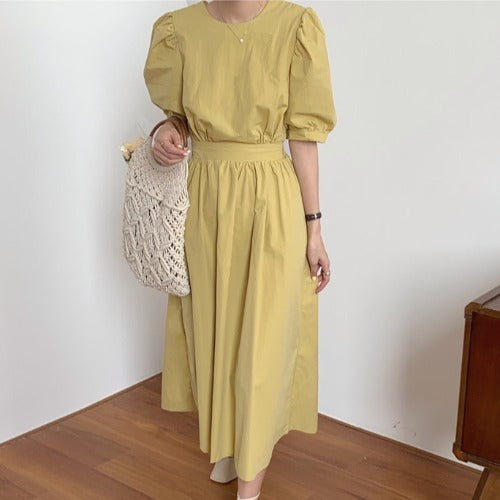 Dress For Women Fitted Waist Backless Temperament Long Dress Women's Clothing