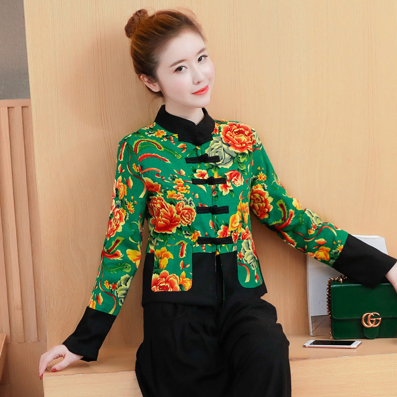 Traditional chinese clothing for women cheongsam top