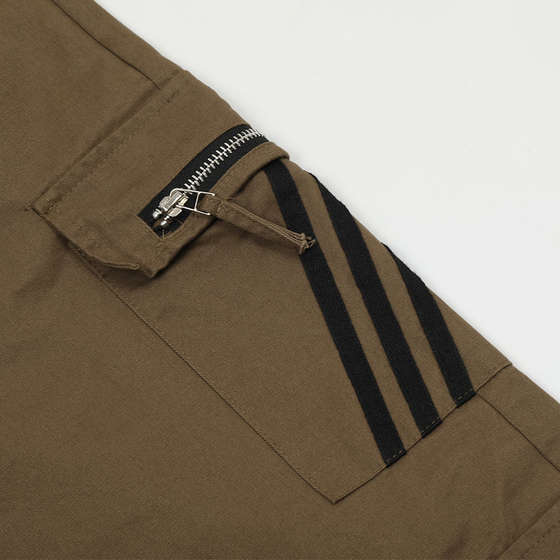 Three Bars Multi-pocket Cargo Pants Men's Loose