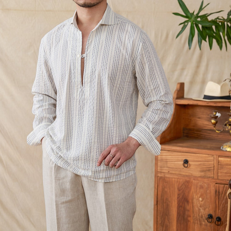 Shirt Pullover Summer Loose Casual Men