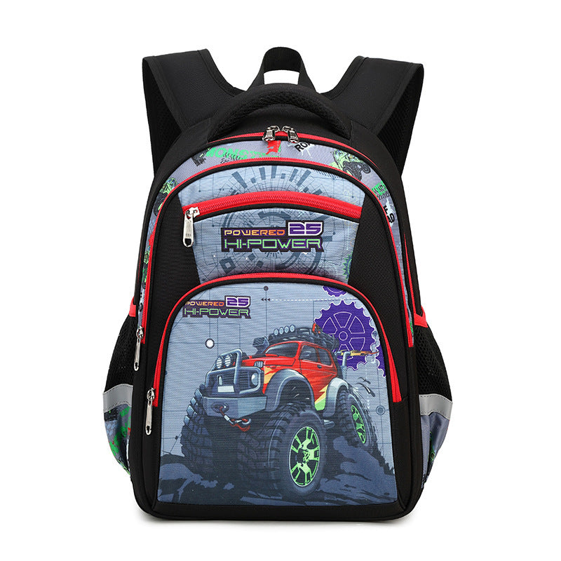 Primary School Boys Large Capacity Children's Backpack Space Schoolbag