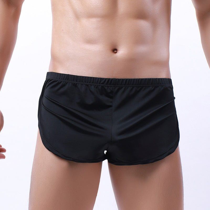 Men's Underwear Silky Round Edge Sports Underwear Home Shorts