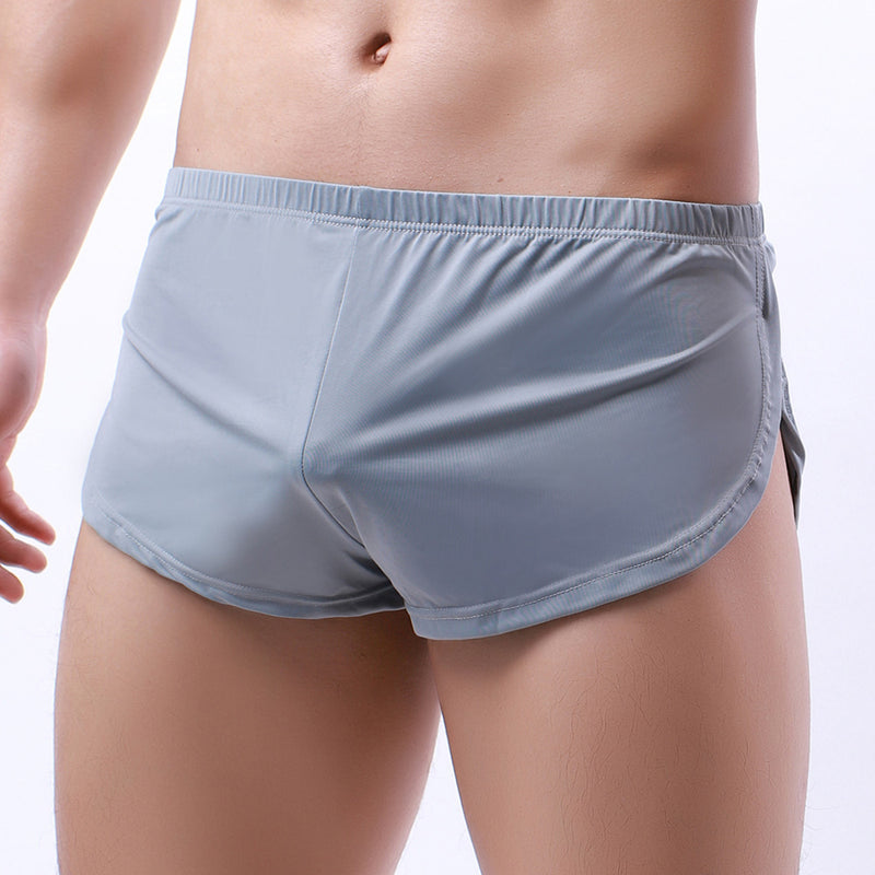 Men's Underwear Silky Round Edge Sports Underwear Home Shorts