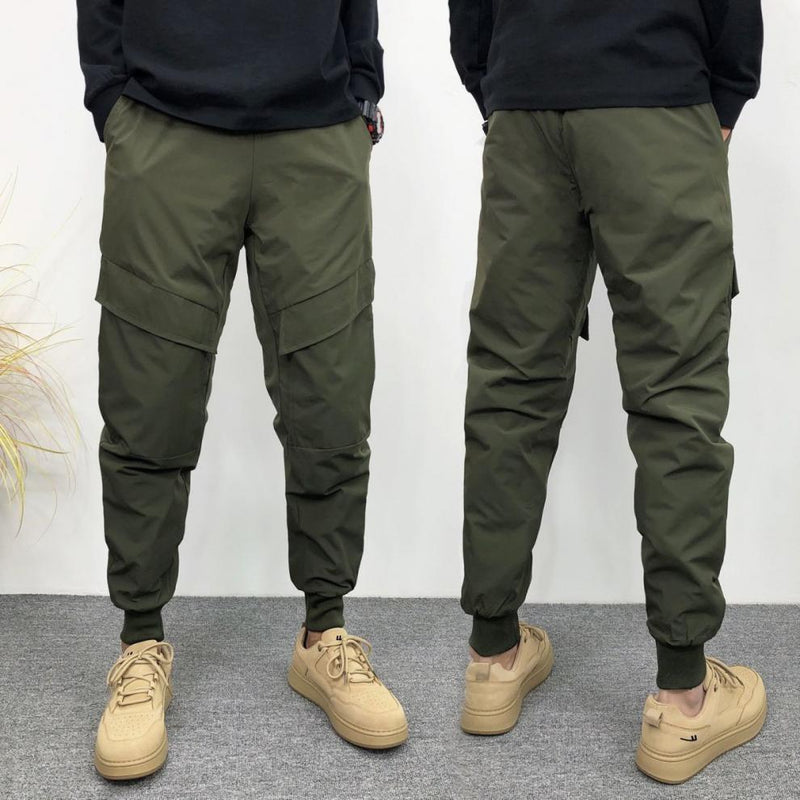 Down Cotton Thickened Outer Wear Fashion Brand Workwear Men's Pants