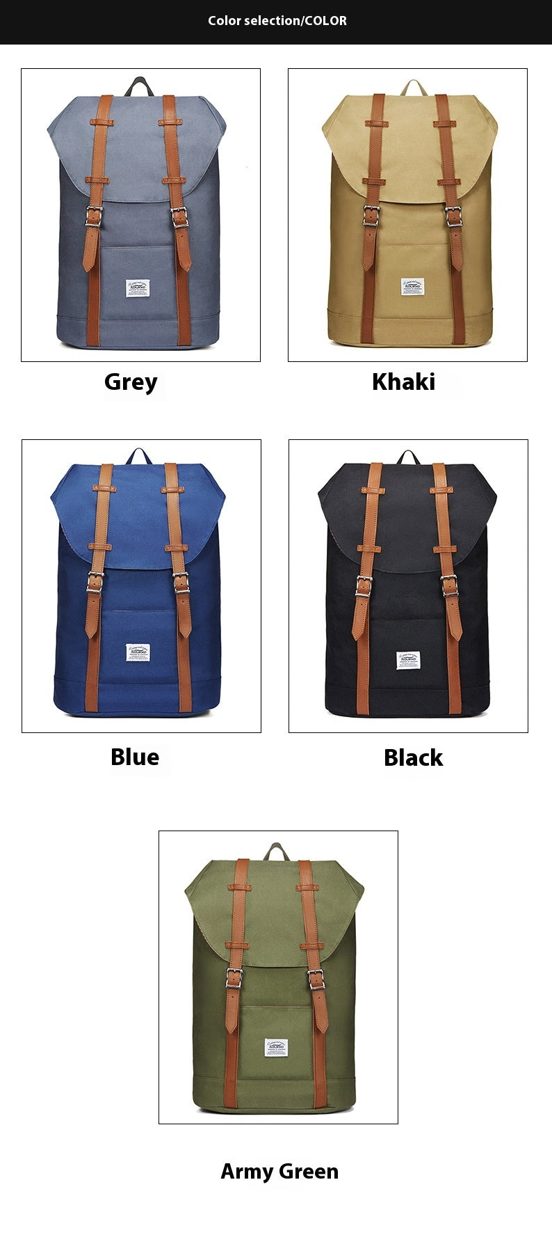 Outdoor Backpack Oxford Linen Men's And Women's College Students Bag Travel Mountaineering Bag Backpack