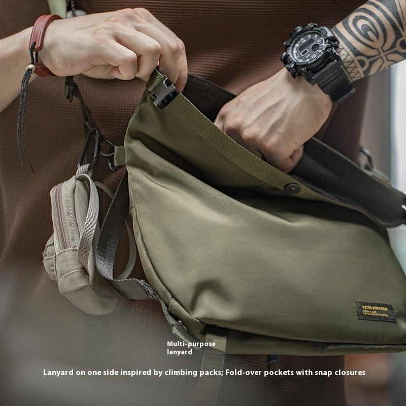 Outdoor Multifunctional Shoulder Messenger Bag Men